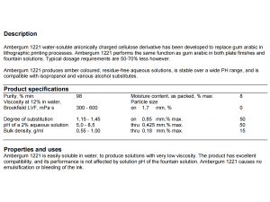 Ashland Diaphragm Coating CMC Product Solution